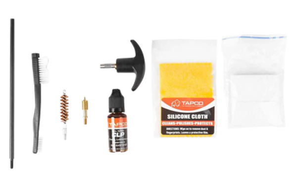 Tapco TAP22080  Handgun Cleaning Kit 38/357/9mm Handgun Black