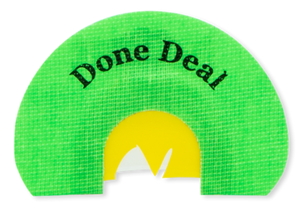 Rolling Thunder Game Call TC002-DD Done Deal Diaphragm Call 3 Reed Combo Cut Attracts Turkey Species