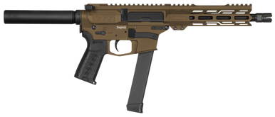 CMMG PE99A5163MB Banshee MKGS 9mm Luger 33+1 8", Midnight Bronze Rec, Buffer Tube (No Brace), EML7 M-LOK Handguard, Zeroed Linear Comp (Glock Mag Compatible)