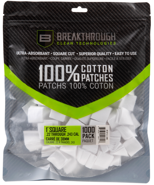 Breakthrough Clean Square, Brktrhu Bt-cp-s-1-1000    Sq Ptchs 243/270 1000pcs