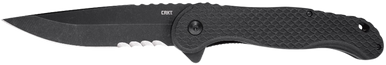 Columbia River Taco, Crkt 2267     Taco Viper Asted  4.22 Serrated  Blk