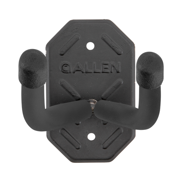 Allen Defender, Allen 5646  Defender Double Hooks    7in  2pk  Blk