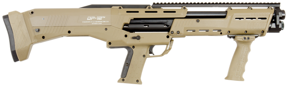 Standard Mfg DP12 DP-12  12 Gauge 18.88" 3" 14+2 Flat Dark Earth Rec/Stock Includes Composite Front Vertical Grip
