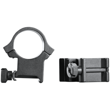 Redfield Mounts 4 Hole, Red 47334   Alum 4hole Rings X-hi Matte