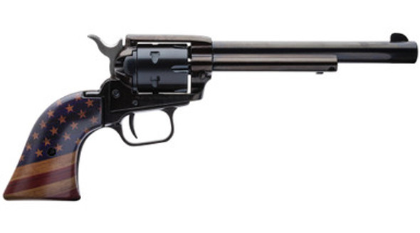 Heritage Manufacturing 22lr Bl/us Flag Grip 6.5" Fs #
