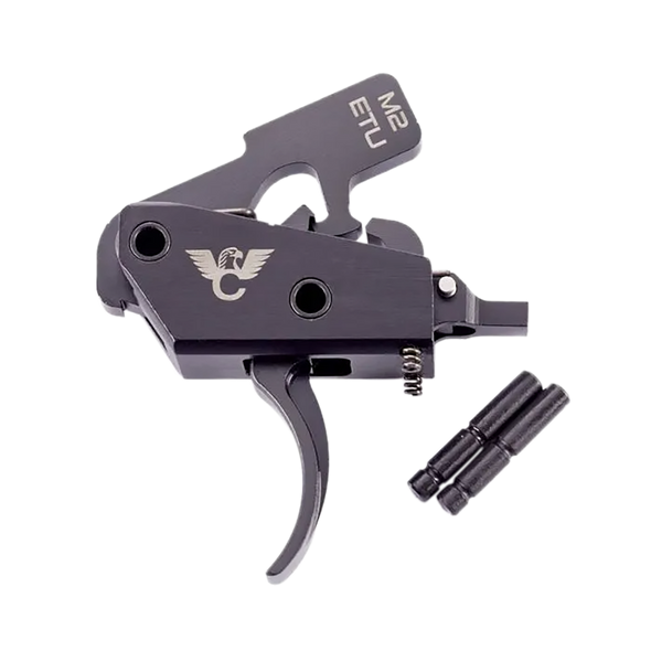 Wilson Combat TRETUM2 Enhanced Trigger Unit  Universal Black Two-Stage Fits AR-15/AR-10 - 182117