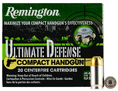 Remington Ammunition Ultimate Defense, Rem 28964 Chd380bn  Cmpt 380       102bjhp   20/25