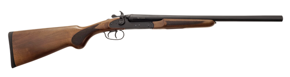 Silver Eagle Arms COACH12 Coach  12 Gauge Break Action 3" 2rd 20" Black Side By Side Barrel, Black Receiver, Fixed Walnut Stock - 182998