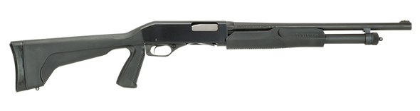 Stevens 22438 320 Security 20 Gauge 3" 5+1 18.50" Matte Blued Carbon Steel Barrel, Black Fixed Pistol Grip Stock Ambidextrous, Bead Sight - 97945