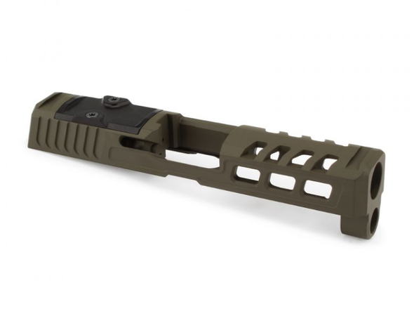 RTS Sig P365 ZPS.2 Slide RMSc Cut Olive Drab(OD Green) - ZAF-ZPS-2-P320C-OD