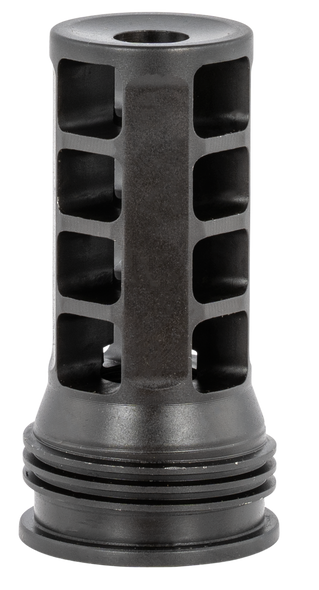 Huxwrx 1628 QD 762 Muzzle Brake Black with 1/2"-28 tpi Threads &  2.30" OAL for 30 Cal AR-Platform - 126812