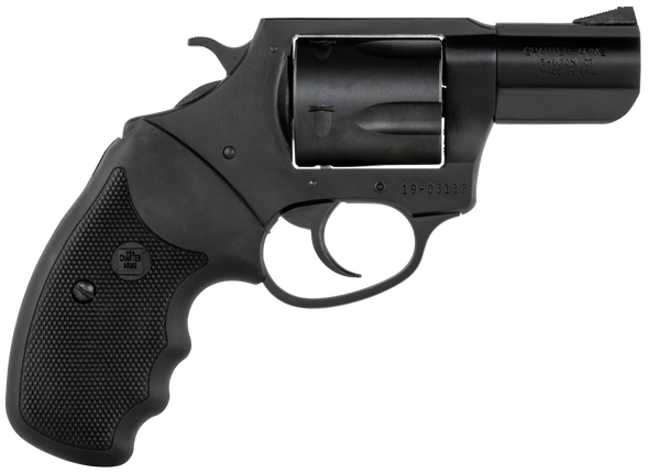 Charter Arms 63520 Mag Pug  Large 357 Mag, 5 Shot 2.20" Black Nitride Steel Barrel, Cylinder & Frame w/Black Finger Grooved Rubber Grip - 31627