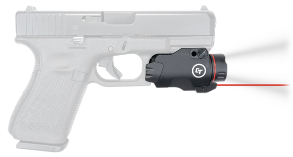 Crimson Trace 0177301 CMR-207 Red Laser Sight & Tactical Light Rail Master Pro Black Red Laser 5mW/400 Lumens  633nM Wavelength, Picatinny/Weaver/Accessory Rail Mount - 119702