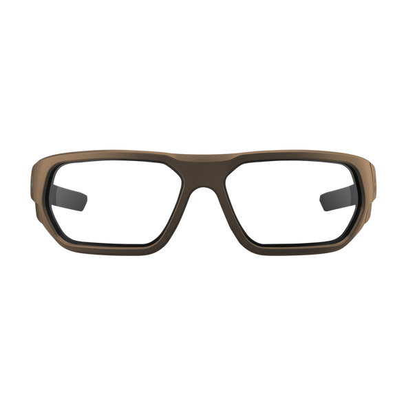 Magpul MAG1145-0-245-1000 Radius Eyewear Adult Clear Lens Polycarbonate Flat Dark Earth Frame - 124385