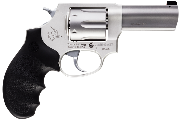 Taurus 2-85639ULNS 856 Ultra-Lite Defender 38 Special +P 6rd 3" Matte Stainless Steel Black Hogue Rubber Grip - 121948