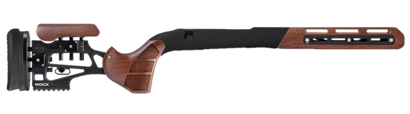Woox SH.CHS011.04 Furiosa Chassis Walnut Aluminum/Wood Fits Tikka T3/T3x Bolt Action 31" OAL - 182040