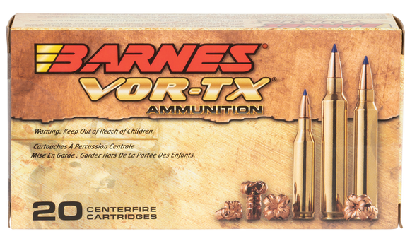 Barnes Bullets 21522 VOR-TX Rifle 243Win 80gr Tipped TSX Boat Tail 20 Per Box/10 Case - 69472