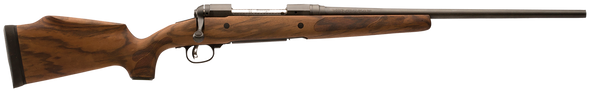 Savage Arms 19659 111 Lady Hunter 270 Win Caliber with 4+1 Capacity, 20" Barrel, Matte Black Metal Finish & Oil American Walnut Stock Right Hand (Compact)