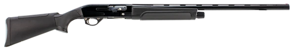 Hatfield Gun Company USA12P SAS  Full Size 12 Gauge Semi-Auto 3" 4+1 28" Blue Oxide Smooth Bore/Vent Rib Barrel, Black Aluminum Receiver, Fixed Black Synthetic Stock, Right Hand
