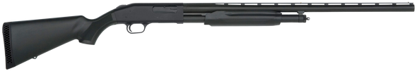 Mossberg 56420 500 All Purpose Full Size 12 Gauge Pump 3" 5+1 28" Matte Blued Vent Rib Barrel, Matte Blued Integral Scope Mount Steel Receiver, Fixed Black Synthetic Stock, Right Hand, Accu-Set Chokes - 46979