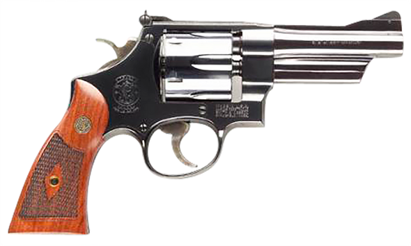 Smith and Wesson 27 357 Magnum / 38 Special 4" 6 Rd Black/Wood As