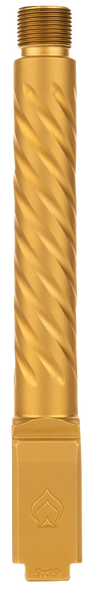 Ballistic Advantage BAPSG175T3G Premium Series  Threaded/Spiral Fluted, 9mm Luger, Gold PVD, Fits Glock 17 Gen 5 - 160220