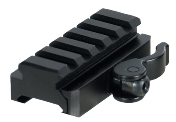 Utg Pro 5-slot Qd Lever Mount Adapter And Riser, Utg Mnt-rsqd605     5slot Qd Riser
