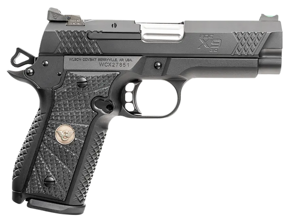 Wilson Combat 2EDCXCP9 EDC X9 2.0 9mm Luger 15+1 4" Stainless Fluted Barrel, Armor-Tuff Stainless Steel Tri-Top Cut Slide, Combat-Tuff Aluminum Frame w/Beavertail, Black Polymer Grip - 166040