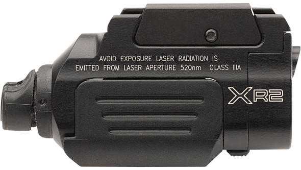 SureFire XR2ARD XR2-A-RD Compact Black Anodized 800 Lumens White LED/Red Laser - 146656