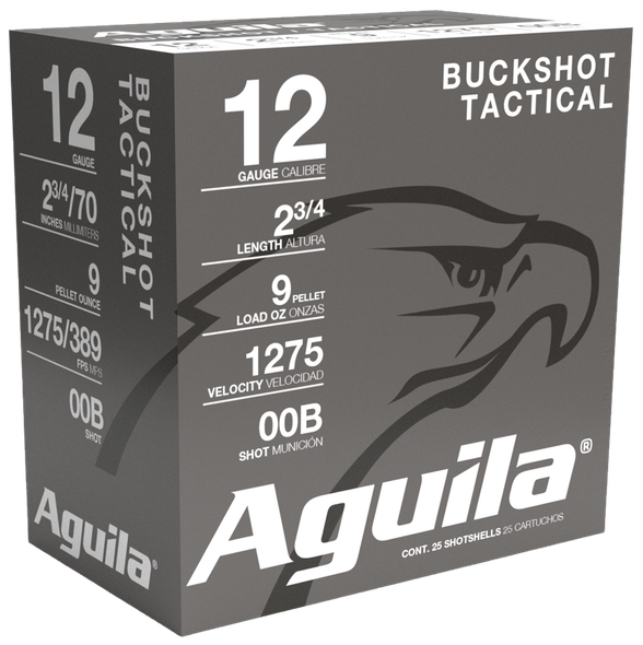 Aguila Buckshot, Aguila 1chb1320      12ga       00buck       25/10