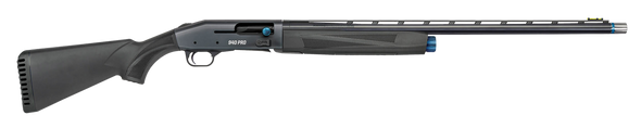 Mossberg 85159 940 Super Bantam Full Size 12 Gauge Semi-Auto 3" 4+1 26" Matte Blued Vent Rib Barrel, Tungsten Gray w/Blue Accents Stainless Steel Receiver, Adjustable Black Synthetic Stock, Right Hand - 150470