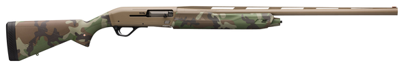 Winchester Repeating Arms 511290292 SX4 Hybrid Hunter 12 Gauge 28" 4+1 3.5" Flat Dark Earth Cerakote Rec/Barrel Woodland Camo Stock Right Hand (Full Size) Includes 3 Invector-Plus Chokes - 135209