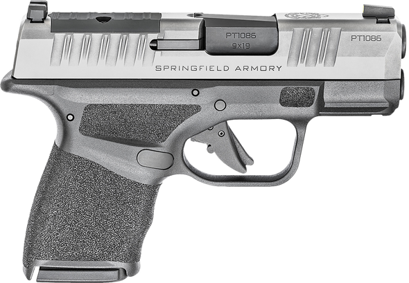 Springfield Armory HC9319SOSPCAP Hellcat OSP *CA Compliant 9mm Luger Gear up 2024 Includes Viridian RFX-11 Green Dot Optic, 3 10rd Magazines (Total of 5), Dual Range Bag - 169148