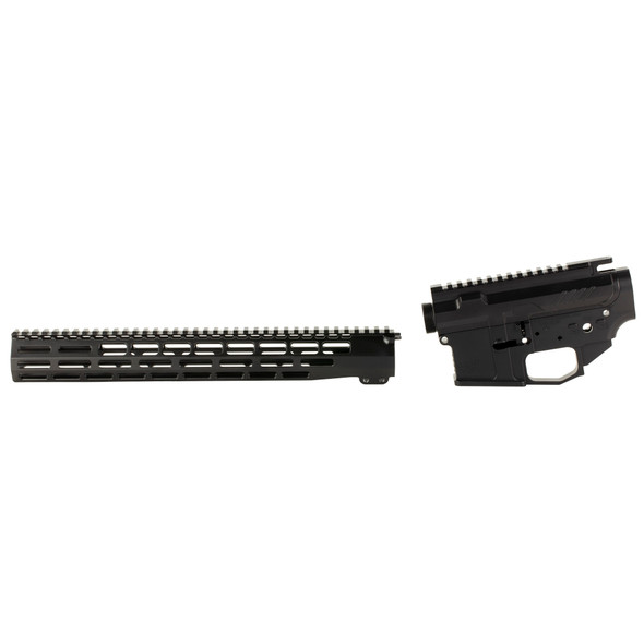 GGP AR15 BILLET RCVR SET W/15" HG BK - GGPGGPSLIGHTRCVRBS