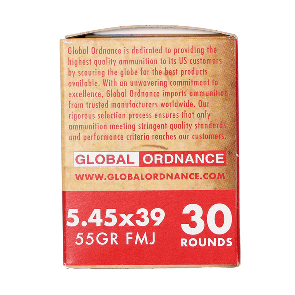 GO 5.45X39MM 55GR FMJ BRASS 30/1350 - GLOGO197892005456