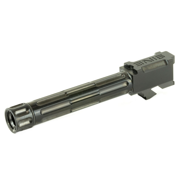 LANTAC BBL FOR G19 FLUTED THRD BLACK - LAN01GBG19THBLK