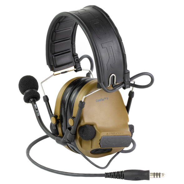 PELTOR COMTAC V HEADSET W/ MIC COY - PELMT20H682FB-47CY