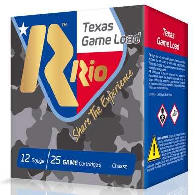 Rio Ammunition Texas Game Load, Rio Tghv366tx  Txgame Hv   12 2.75 6sht 11/4 25/10