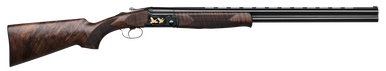 F.A.I.R. FRSLX600BL2028 SLX 600  20 Gauge 2rd 3" 28" Vent Rib Black Barrel, Steel Receiver w/Black Engraved Metal Finish, Walnut Stock, Single Stage Trigger