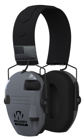 Walkers Game Ear Razor, Wlkr Gwp-rsempatgy     Razr Patriot Muff Gry