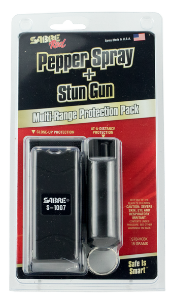 Sabre Multi-range, Sec S7bhcbk     Stun Gun/pepper Spray Combo Pack
