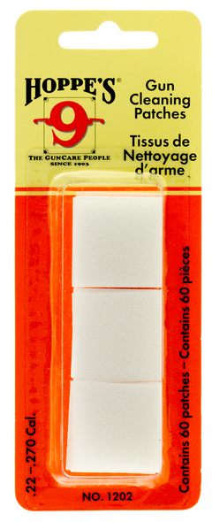 Hoppes Gun Cleaning Patches, Hop 1202       #2 Patches 22-270 60