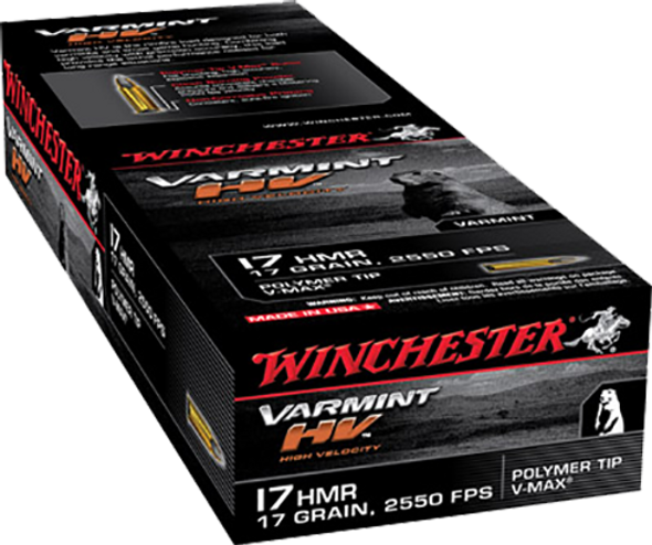 Winchester Ammo Varmint Hv, Win S17hmr1         17hmr    17vmax          50/20
