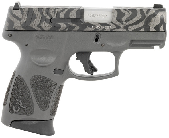Taurus G3c 9mm Gry/zebra 3.2" 12+1