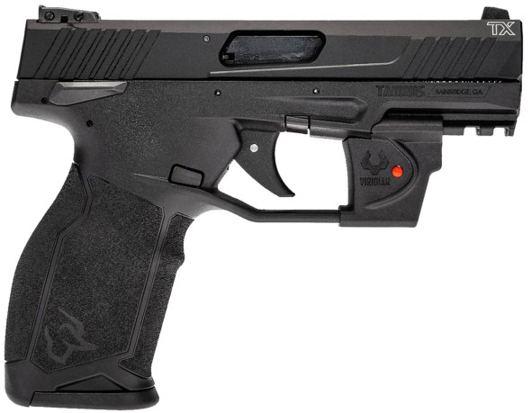 Taurus Tx22c 22lr Bk/bk 3.5" Viridian