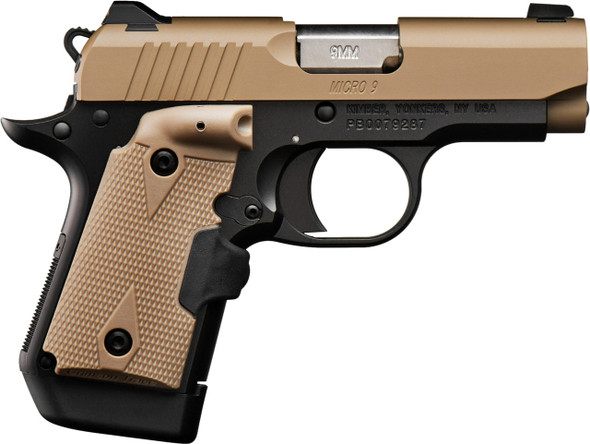 Kimber Micro9 Desert Tan Lg 3.15 7rd
