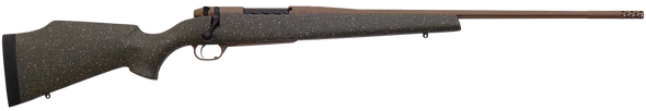 Weatherby MWL05N65CMR4B Mark V Weathermark LTD 6.5 Creedmoor 4+1 22" Burnt Bronze Cerakote Spiral, Fluted Steel Barrel, Black w/Grey & Brown Accents Monte Carlo Stock