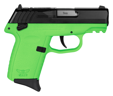 SCCY Industries CPX1CBLGRDRG3 CPX-1 Gen3 RDR 9mm Luger 10+1 3.10" Lime Green Polymer w/Picatinny Rail Serrated Black Nitride SS Slide Lime Green Polymer Grip