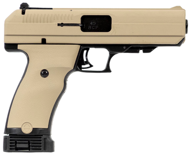 Hi-Point 34510FDE JHP  45 ACP 9+1 4.50" Black Steel Barrel, Flat Dark Earth Serrated Steel Slide & Polymer Frame, FDE Polymer Grip