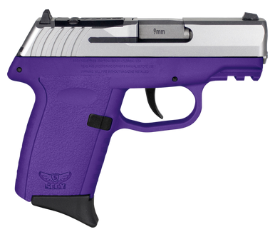 SCCY Industries CPX2TTPURDRG3 CPX-2 Gen3 RD 9mm Luger 10+1 3.10" Purple Polymer w/Picatinny Rail Serrated Stainless Steel Slide Purple Polymer Grip